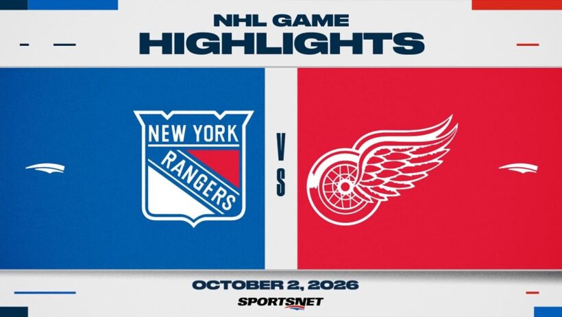 NHL Highlights | Rangers vs. Red Wings - October 2, 2026