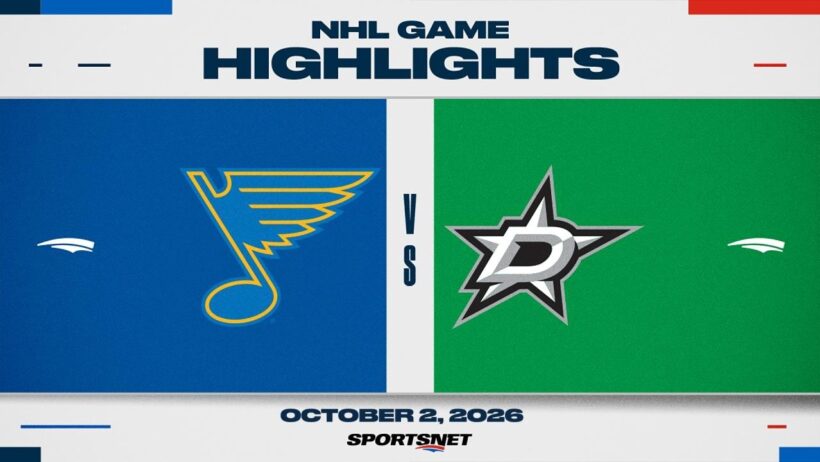 NHL Highlights | Blues vs. Stars - October 2, 2026