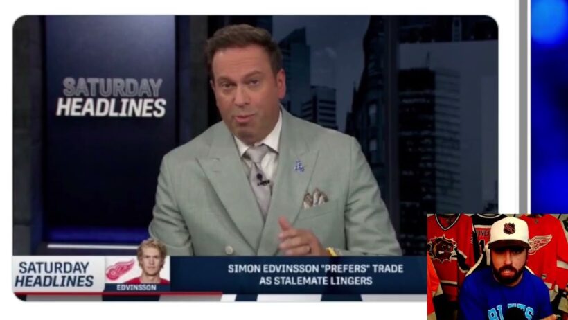 SIMON EDVINSSON WANTS A TRADE Per Elliotte Friedman | Red Wings Have a MASSIVE Problem