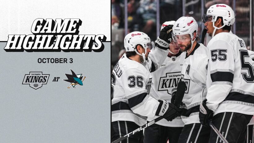 HIGHLIGHTS: LA Kings at San Jose Sharks | 10.04.26 | NHL Regular Season