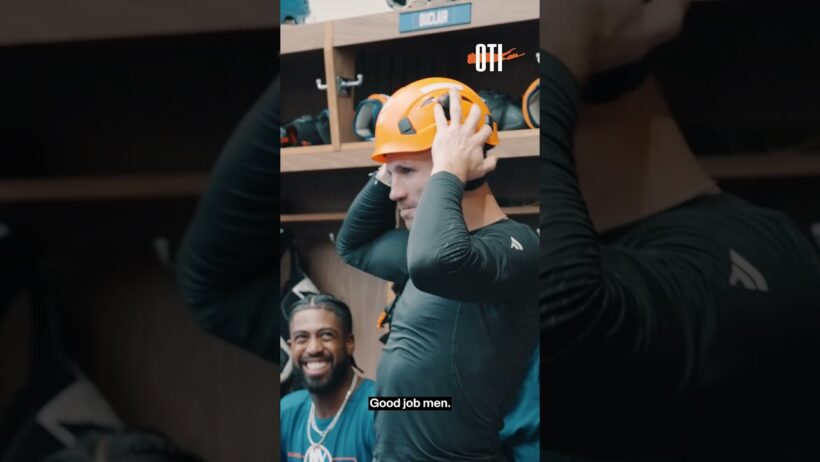 New York Islanders 2026-27 Win Traditions: The Hard Working Helmet and Oar.