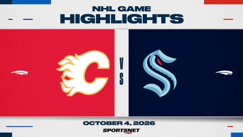 NHL Highlights | Flames vs. Kraken - October 4, 2026