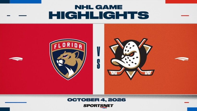 NHL Highlights | Panthers vs. Ducks - October 4, 2026