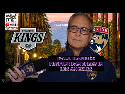 Paul Maurice: Barkov Update after Florida Panthers Practice in Los Angeles