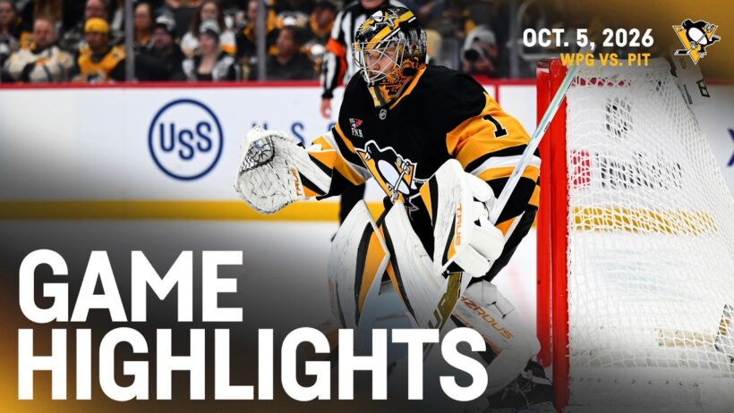 Pittsburgh Penguins vs. Winnipeg Jets Game Highlights (10.5.26)