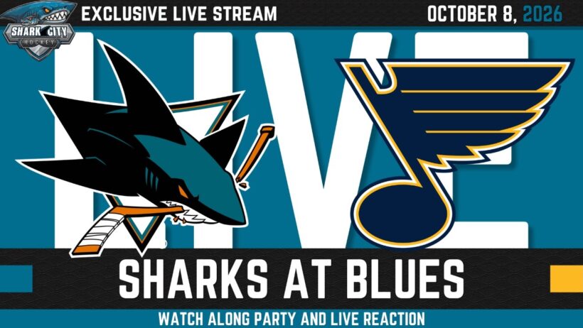 San Jose Sharks vs St. Louis Blues LIVE Watch Along & Fan Chat!