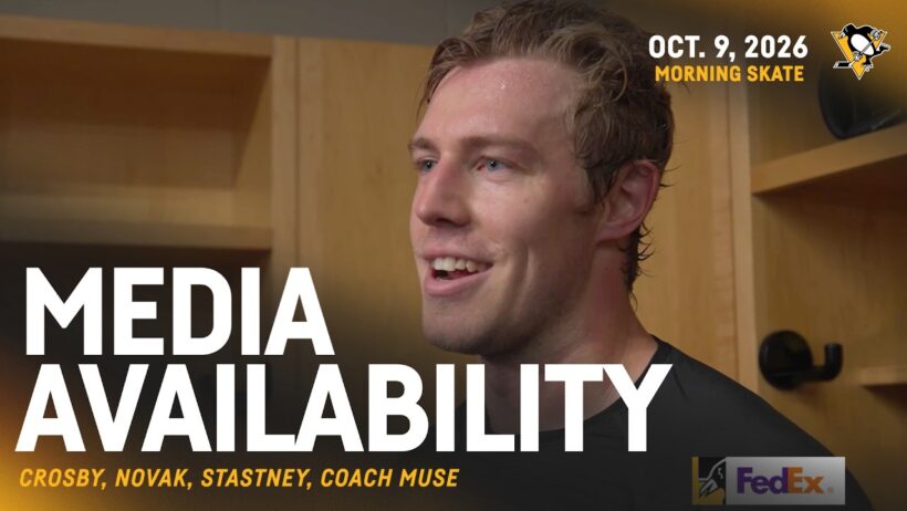 Crosby, Novak, Stastney, Muse Media Availability | Pittsburgh Penguins