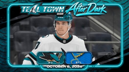 San Jose Sharks @ St. Louis Blues - 10/8/2026 - Teal Town USA After Dark (Postgame)