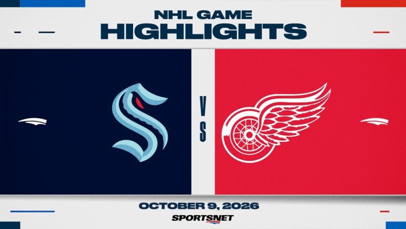 NHL Highlights | Kraken vs. Red Wings - October 9, 2026