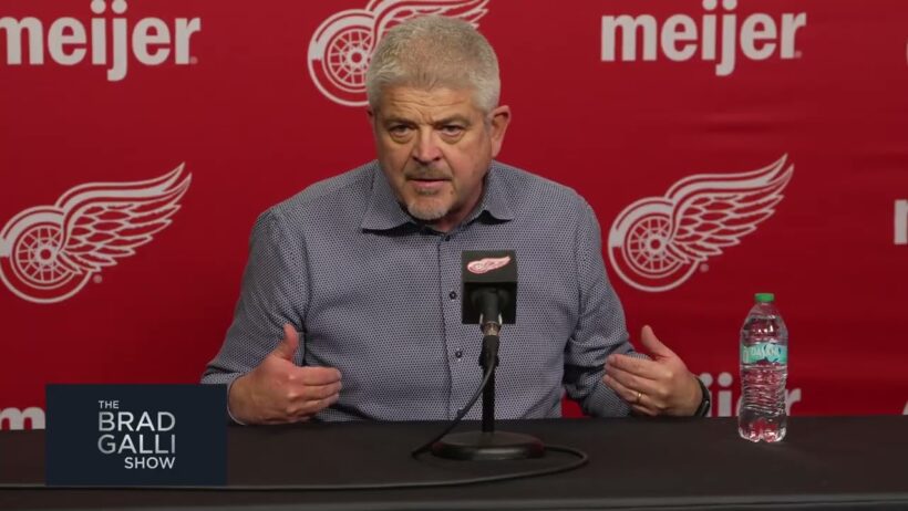 Todd McLellan Postgame Press Conference: Red Wings lose to Kraken
