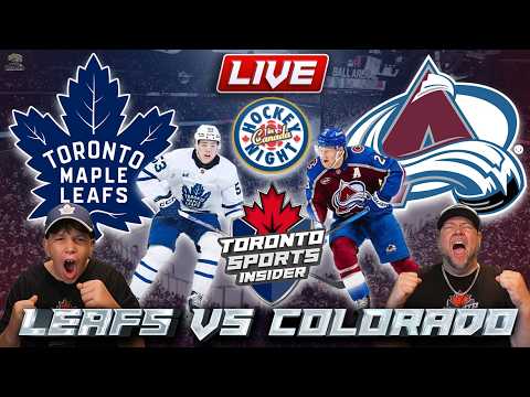 🔴 Toronto Maple Leafs vs Colorado Avalanche LIVE | NHL LIVE Stream Reaction & Play-by-Play