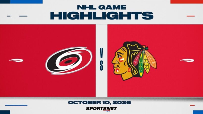 NHL Highlights | Hurricanes vs. Blackhawks - October 10, 2026