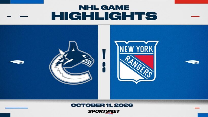 NHL Highlights | Canucks vs. Rangers - October 11, 2026