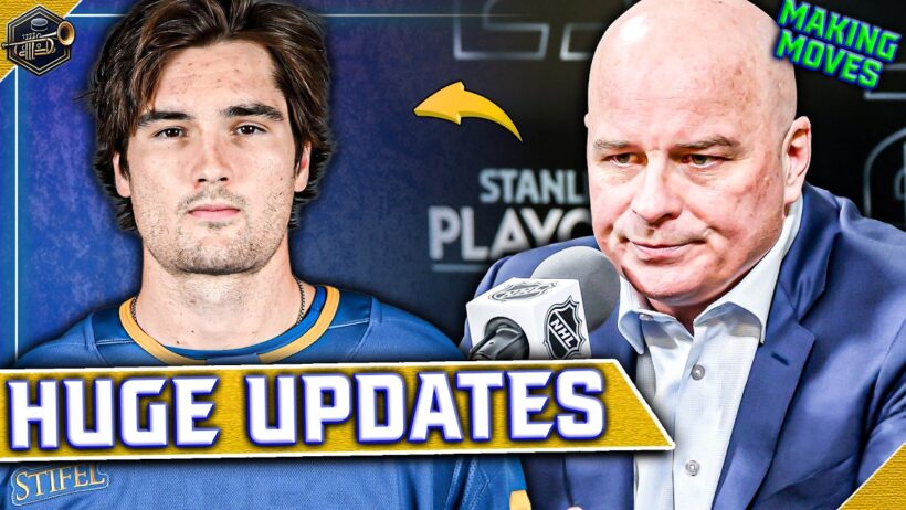 Blues making MOVES... Blues give MULTIPLE updates | St. Louis Blues News