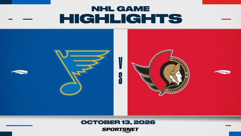 NHL Highlights | Blues vs. Senators - October 13, 2026