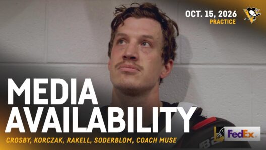 Crosby, Korczak, Rakell, Soderblom, Muse Media Availability | Pittsburgh Penguins