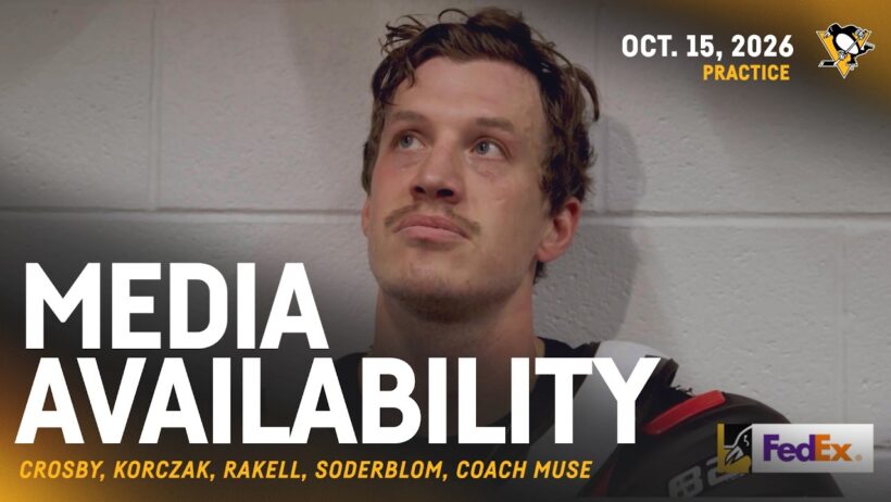 Crosby, Korczak, Rakell, Soderblom, Muse Media Availability | Pittsburgh Penguins