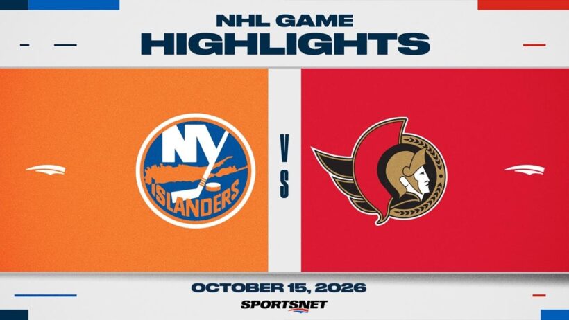 NHL Highlights | Islanders vs. Senators - October 15, 2026