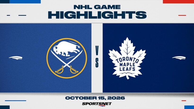 NHL Highlights | Sabres vs. Maple Leafs - October 15, 2026