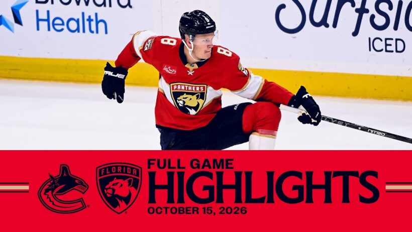 Brady Calls Game! | Panthers vs Canucks Highlights | 10.15.26