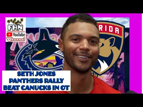 Seth Jones Assists on Final 2 Goals of Brady Tkachuk Hat Trick, Panthers Rally, Win in OT