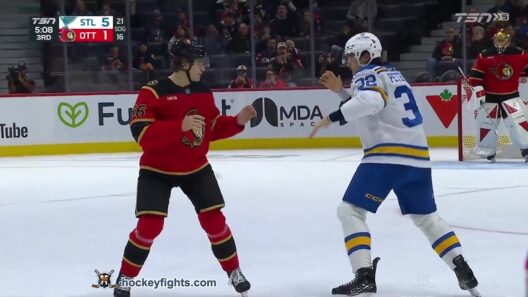 Dylan Peterson vs Jorian Donovan | Oct 13, 2026 | St Louis Blues at Ottawa Senators
