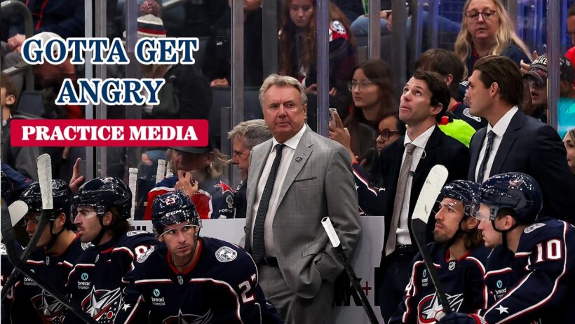 Rick Bowness Meets With The Media Following a Friday Skate At Nationwide Arena
