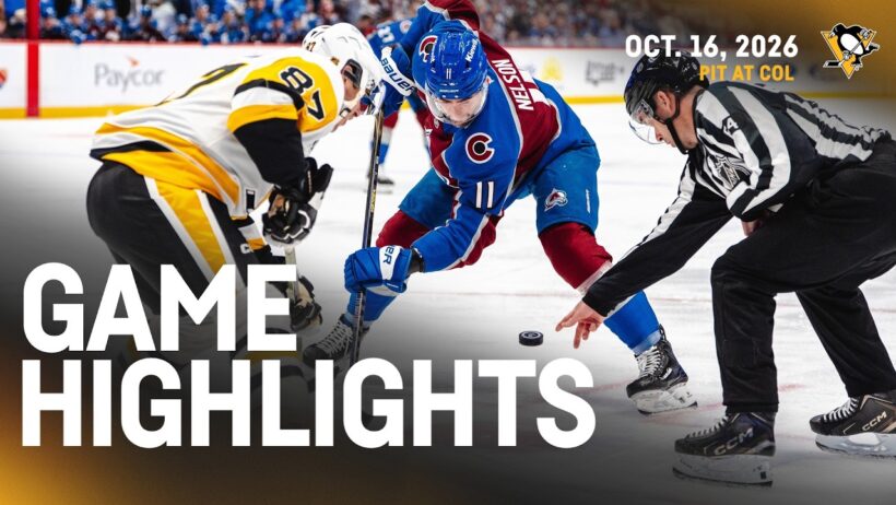 Pittsburgh Penguins at Colorado Avalanche Highlights (10.16.26)