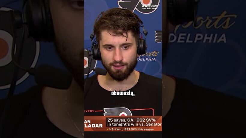 Dan Vladar on the Flyers earning their first win of the season