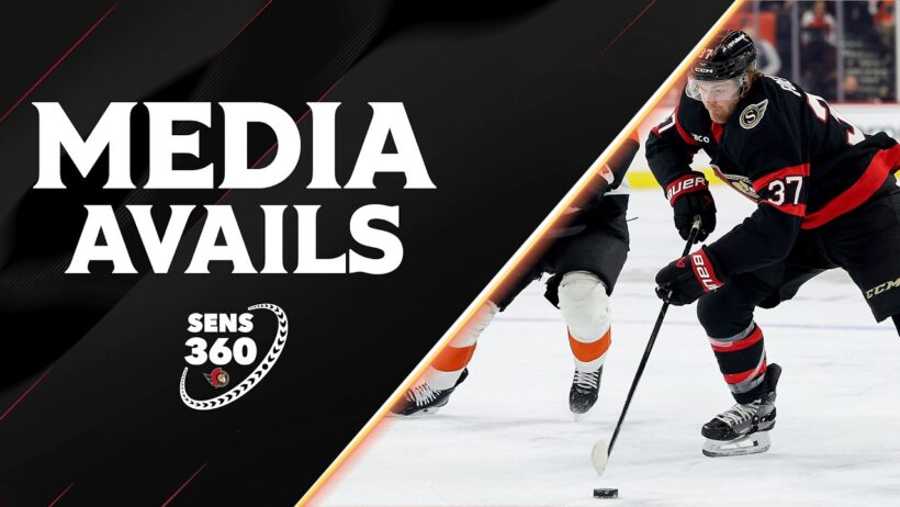 Drake Batherson, Warren Foegele, Travis Green Postgame Media vs PHI