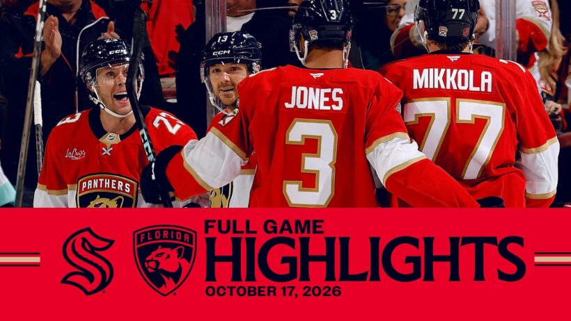 Hat Trick Party! | Panthers vs Kraken Highlights | 10.17.26