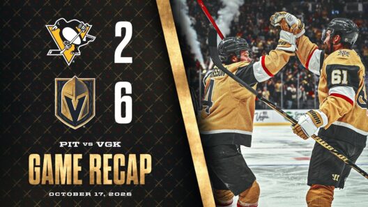 HIGHLIGHTS | Vegas Golden Knights 6, Pittsburgh Penguins 2 | Oct. 17, 2026