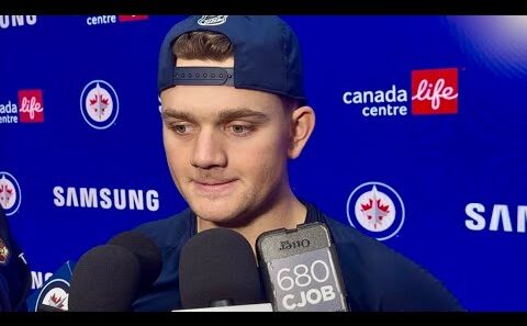 Winnipeg Jets practice media: Cole Perfetti