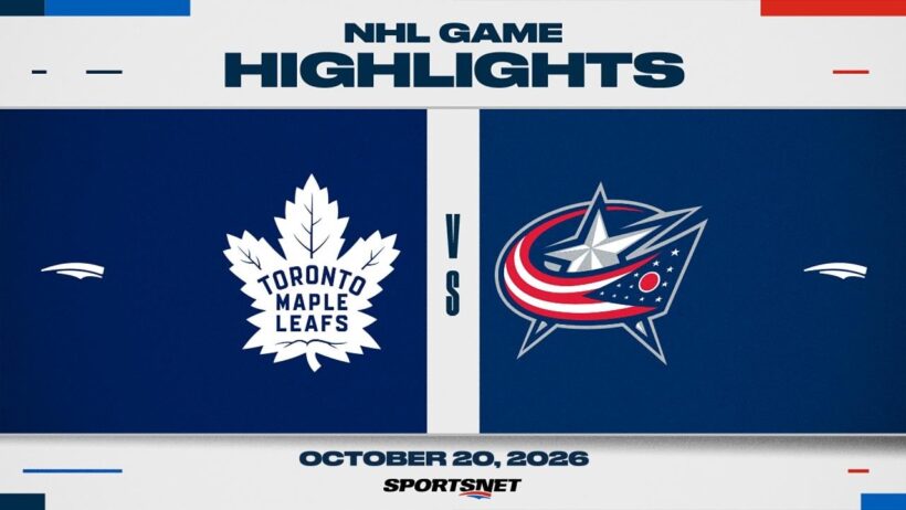 NHL Highlights | Maple Leafs vs. Blue Jackets - October 20, 2026
