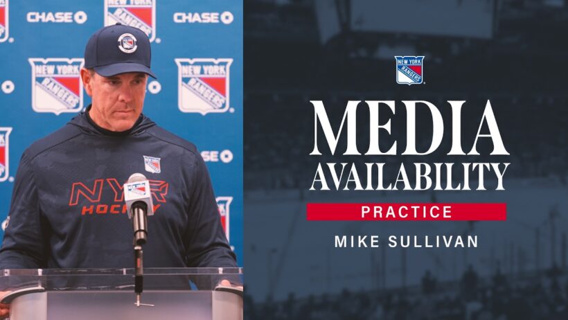 NYR Practice: Mike Sullivan Media Availability | Oct. 21, 2026