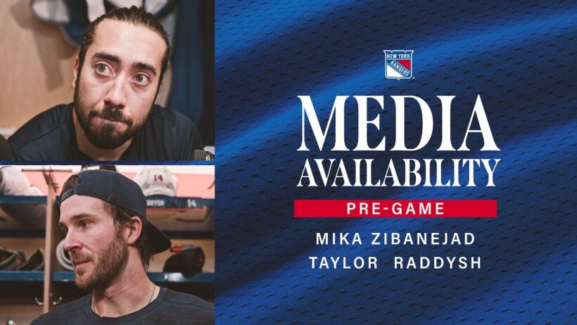 NYR vs ANA: Mika Zibanejad & Taylor Raddysh Pregame Media Availability | Oct. 19, 2026