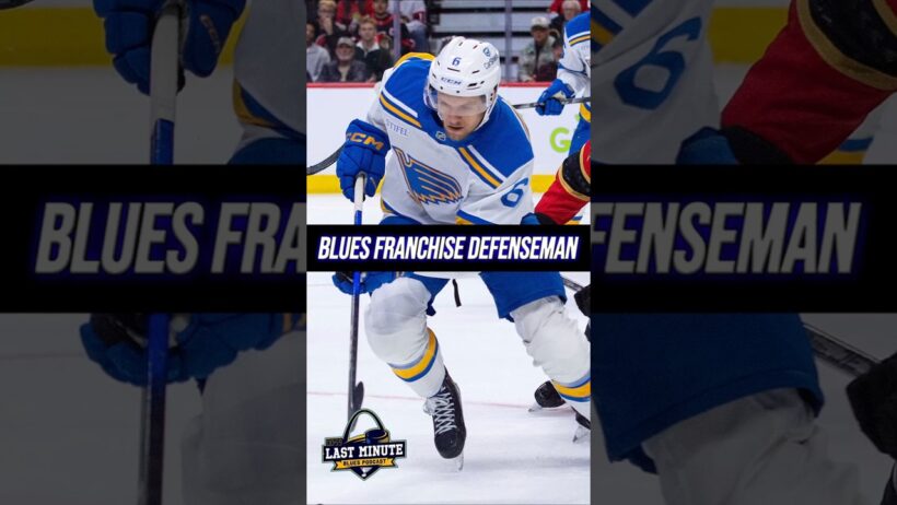 The St. Louis Blues may have their next franchise defenseman.