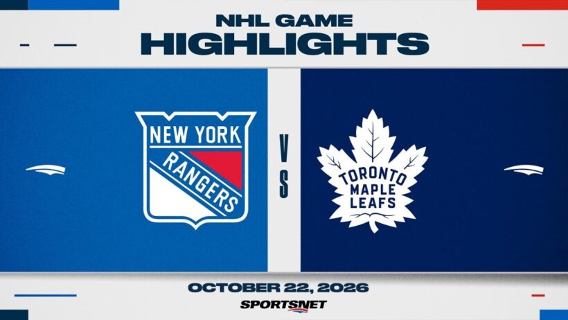 NHL Highlights | Rangers vs. Maple Leafs - October 22, 2026