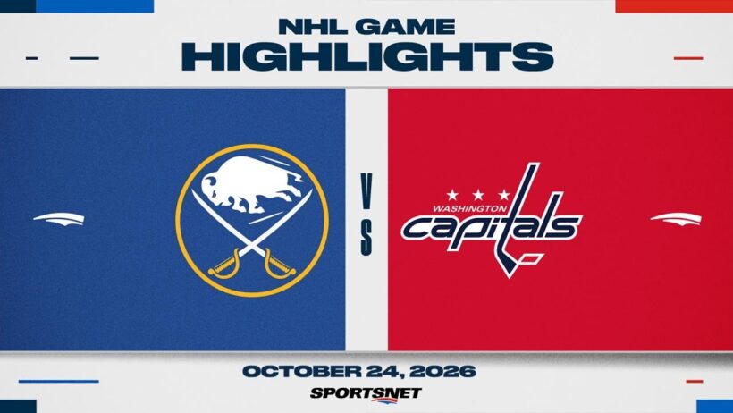 NHL Highlights | Sabres vs. Capitals - October 24, 2026
