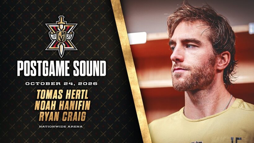 🎥 POSTGAME SOUND | Hertl, Hanifin & Craig