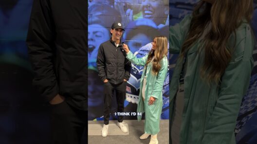 Seattle sports crossover with Kraken’s player Matty Beniers. 📺: SNFonNBC