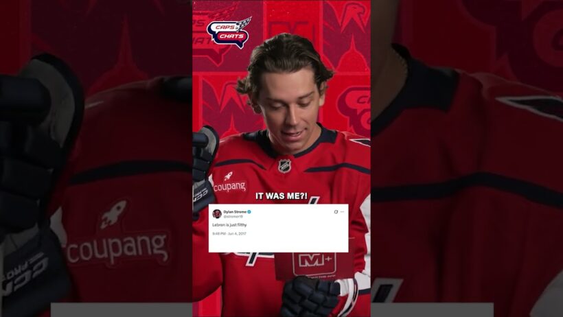 Which Washington Capital tweeted this? 😂👀😲 #nhl #allcaps