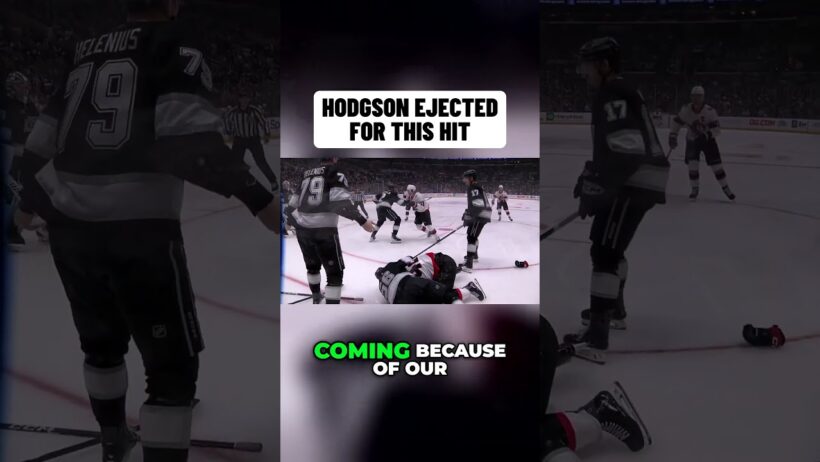 Hayden Hodgson Ejected For Boarding Brandt Clarke