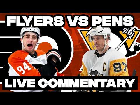 Philadelphia Flyers Vs Pittsburgh Penguins OPENING WEEK LIVE COMMENTARY! | 2026-27 NHL Season